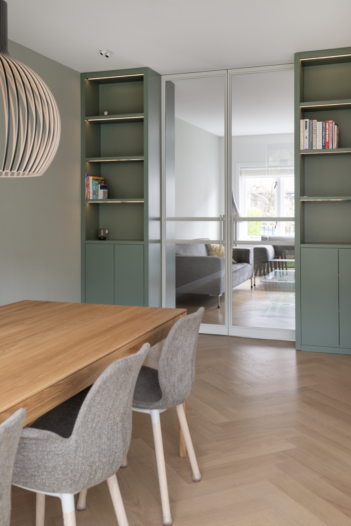 Dubbele schuifdeur-Ral 9002-Van Loon-2