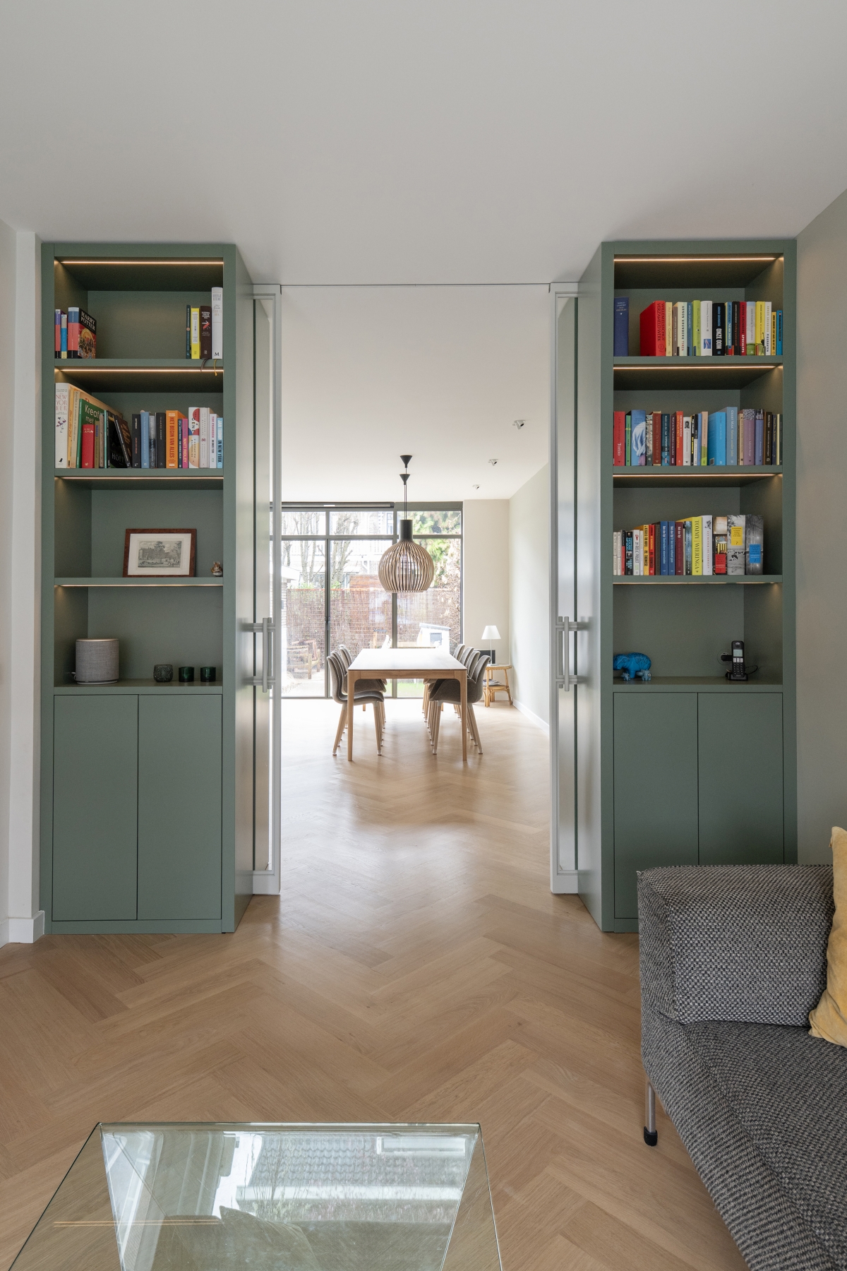 Dubbele schuifdeur-Ral 9002-Van Loon-8